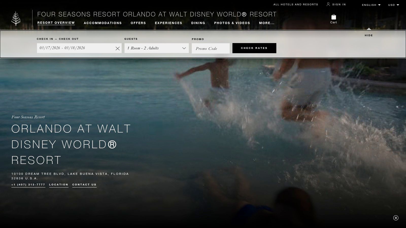 Four Seasons Resort Orlando at Walt Disney World Resort