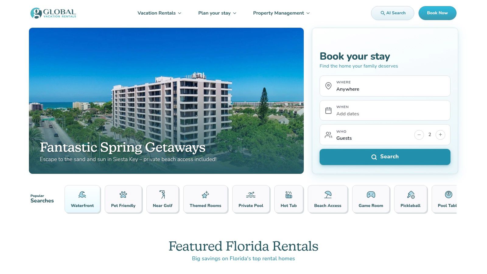 The Ultimate Privacy: Your Own Global Vacation Rentals Pool