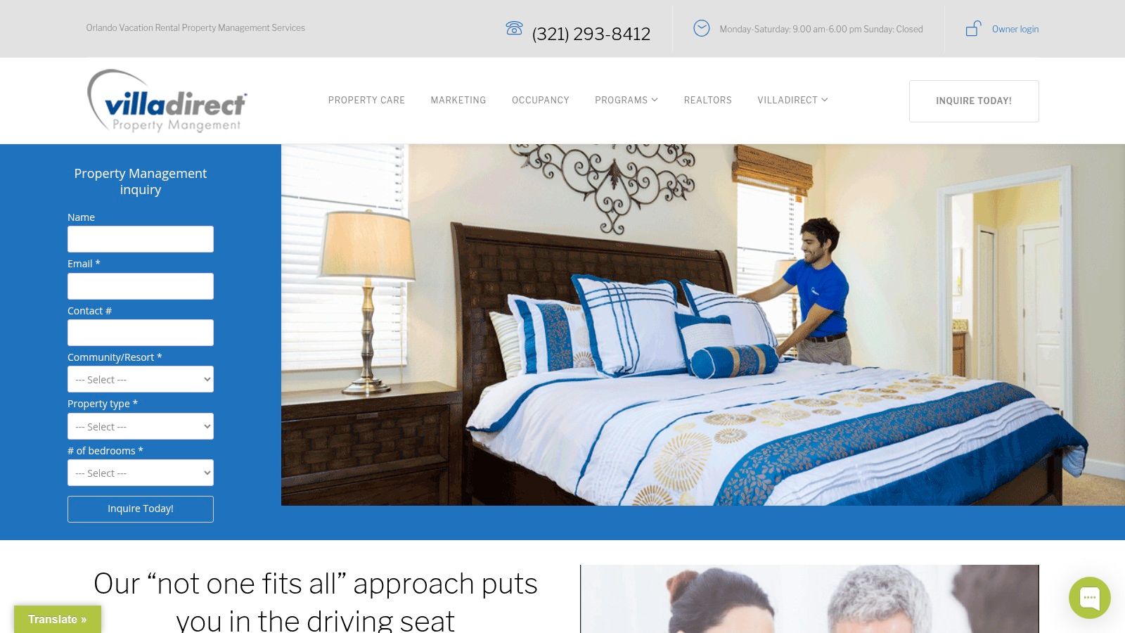 A modern living room in a Kissimmee vacation rental managed by VillaDirect Property Management